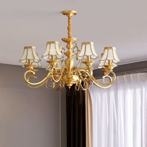 Đèn chùm đồng tân cổ điển SA9003