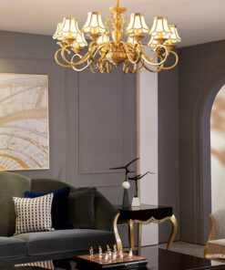 Đèn chùm đồng tân cổ điển SA9003