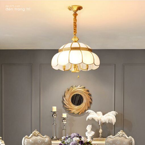 Đèn thả đồng Tân cổ điển DW8063