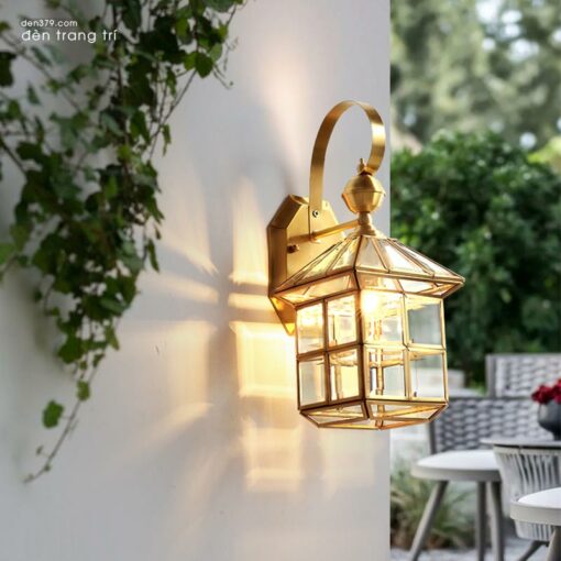 Đèn gắn tường đồng trang trí ngoài trời WS7045