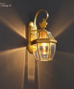 Đèn gắn tường đồng trang trí ngoài trời WE603