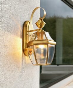 Đèn gắn tường đồng trang trí ngoài trời WE603