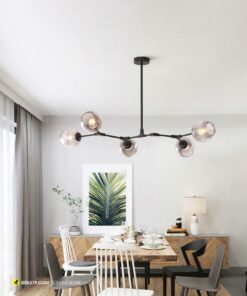 Đèn chùm chao thủy tinh 6 bóng VIRGO 8085/6B