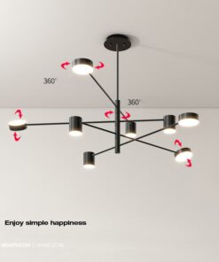 Đèn chùm nhánh xoay hiện đại VIRGO V14820