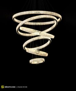 Đèn chùm pha lê 6 vòng cao cấp VIRGO V24398