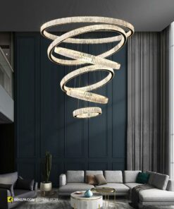 Đèn chùm pha lê 6 vòng cao cấp VIRGO V24398