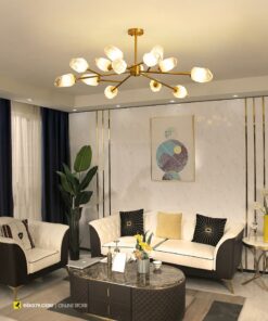 Đèn chùm thủy tinh cao cấp 18 tay VIRGO V3117/18