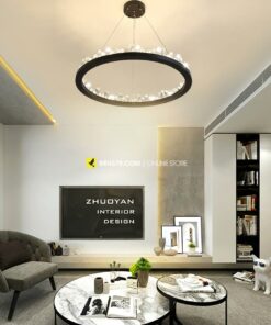 Đèn thả trang trí vòng tròn pha lê cao cấp VIRGO V1228/600