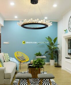 Đèn thả trang trí vòng tròn pha lê cao cấp VIRGO V1228/600