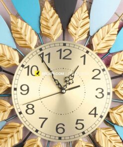 Đồng hồ trang trí gắn tường Lá cách điệu VIRGO VO-2003