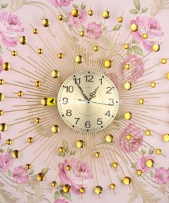 Đồng hồ trang trí gắn tường Hạt pha lê VIRGO VO-1802