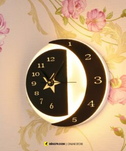 Đồng hồ có đèn LED 3 chế độ gắn tường VIRGO V412B