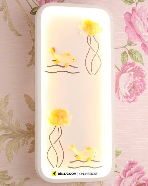 Đèn LED tranh trang trí gắn tường Song ngư hội hoa VIRGO V6503