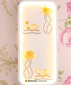Đèn LED tranh trang trí gắn tường Song ngư hội hoa VIRGO V6503