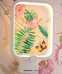 Đèn LED tranh trang trí gắn tường Hoa cỏ VIRGO V5203
