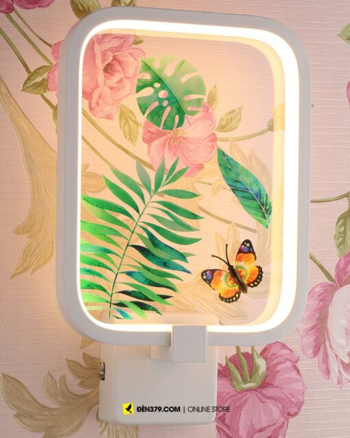 Đèn LED tranh trang trí gắn tường Hoa cỏ VIRGO V5203