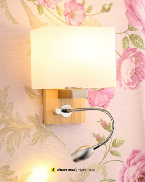 Đèn ngủ gắn tường kèm rọi đọc sách 3W VIRGO V973