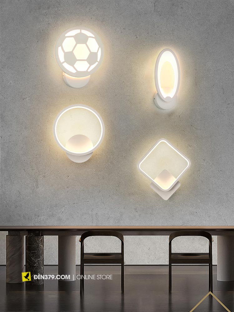 đèn LED gắn tường phòng khách