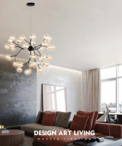 Đèn thả thủy tinh trang trí 36 bóng VIRGO V133BG