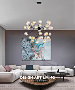 Đèn thả thủy tinh trang trí 36 bóng VIRGO V133BG