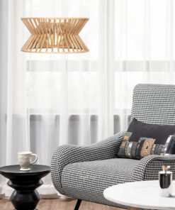 VIRGO V9526 | Đèn thả gỗ thông tự nhiên