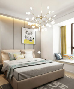 VIRGO V198/36 | Đèn thả Hera trang trí lá thủy tinh 36 bóng