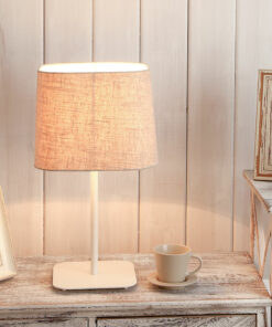 VIRGO V526W | Đèn bàn hiện đại, đèn ngủ chụp vải cao cấp