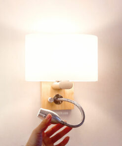 VIRGO V973 | Đèn gắn tường chụp thủy tinh kèm rọi ASV 3W