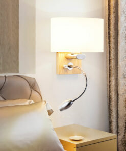 VIRGO V973 | Đèn gắn tường chụp thủy tinh kèm rọi ASV 3W