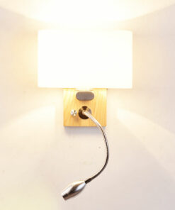 VIRGO V973 | Đèn gắn tường chụp thủy tinh kèm rọi ASV 3W