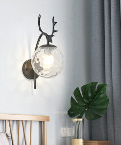 VIRGO V1753 | Đèn gắn tường thủy tinh đầu hươu