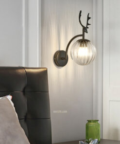VIRGO V1753 | Đèn gắn tường thủy tinh đầu hươu