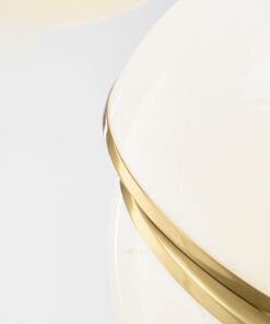 VIRGO V2721 | Đèn thả trang trí thủy tinh | Quả cầu lệch | 8W