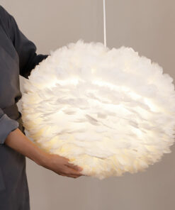 VIRGO TT35/600 | Đèn thả trang trí lông vũ cho phòng ngủ, bàn ăn