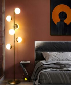 VIRGO V6765F | Đèn cây để sàn 6 bóng cao cấp