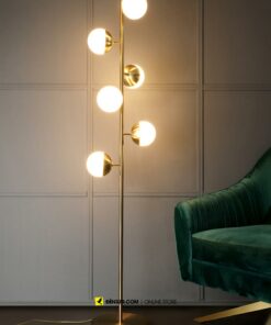 VIRGO V6765F | Đèn cây để sàn 6 bóng cao cấp
