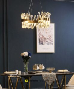 VIRGO V869A | Đèn thả vòng tròn pha lê cao cấp