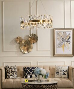 VIRGO V869A | Đèn thả vòng tròn pha lê cao cấp