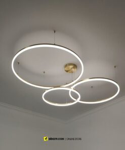 EUROTO E-6212 | Đèn thả LED 3 vòng hiện đại | 3 chế độ 184W