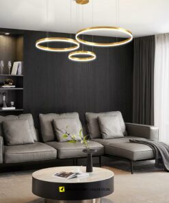 EUROTO E-6212 | Đèn thả LED 3 vòng hiện đại | 3 chế độ 184W