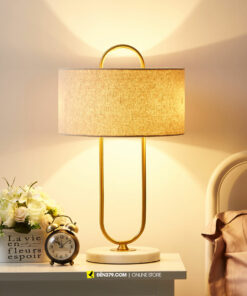 VIRGO V578 | Đèn để bàn hiện đại đế đá marble trắng