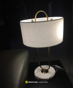 VIRGO V578 | Đèn để bàn hiện đại đế đá marble trắng