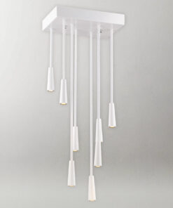 Đèn thả trang trí C2008 | Phong cách hiện đại, màu trắng tối giản