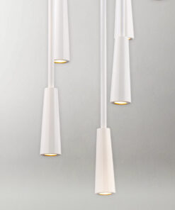 Đèn thả trang trí C2008 | Phong cách hiện đại, màu trắng tối giản