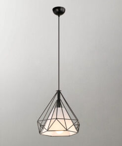 Đèn thả trang trí kim cương khung sắt C2012