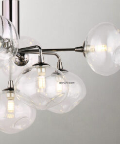 Đèn chùm thủy tinh trang trí 9 bóng D3073