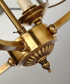 Đèn thả đồng trang trí bàn ăn cổ điển D3103