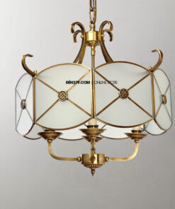 Đèn thả đồng trang trí bàn ăn cổ điển D3103