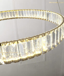 Đèn thả trang trí vòng tròn pha lê cao cấp D3107