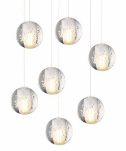 Đèn thả trang trí thủy tinh giọt nước hiện đại T2002